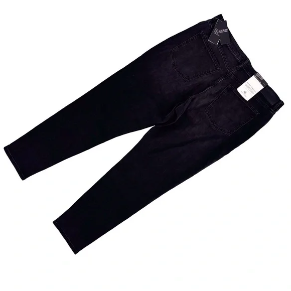 Lauren Ralph Lauren NWT Black High-Rise Skinny Ankle Super Stretch Jeans, 16 - Picture 4 of 16